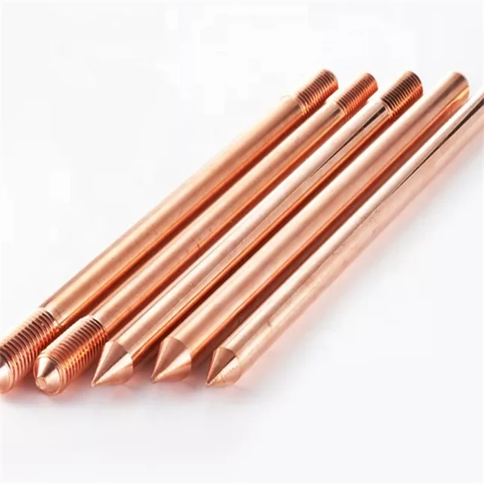 Copperweld Clad Steel Ground Rod For Earthing System Material